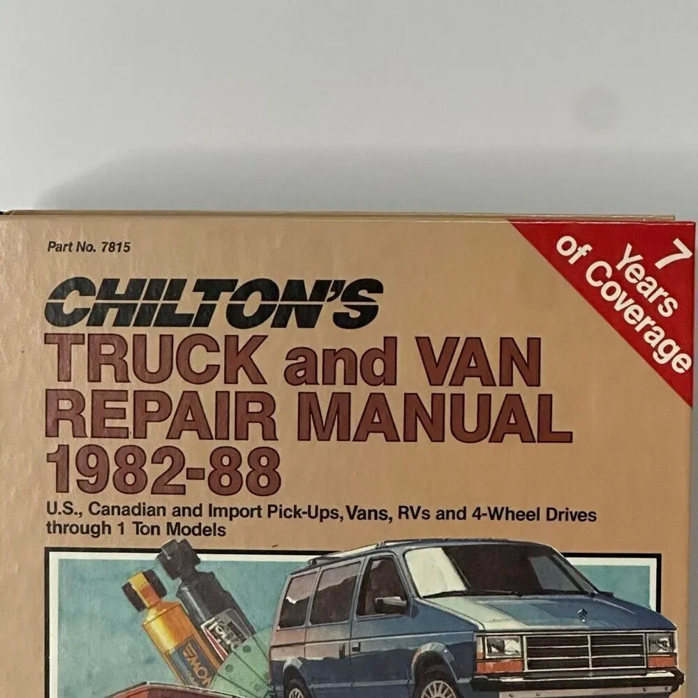 Vintage Chilton’s Truck and Van Repair Manual 1982-1988